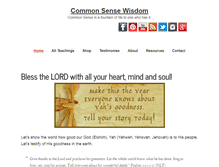 Tablet Screenshot of cswisdom.com